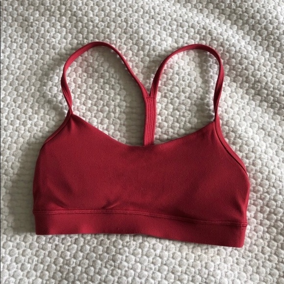 Red / pink Lululemon sports bra - Picture 1 of 3
